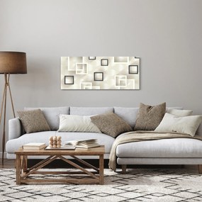 Geometrický abstraktný obraz (120x50 cm)
