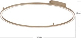 Brilagi - LED stmievateľné svietidlo PORTOFINO LED/85W/230V pr. 120 cm béžové + s diaľkovým ovládačom