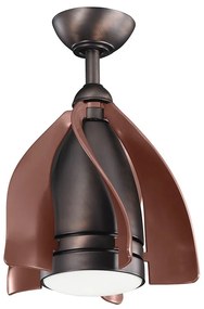 Kichler KLF-TERNA-15-BB-LED Stmievateľný stropný ventilátor TERNA LED/10W/230V+DO
