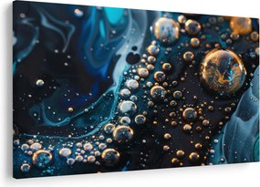 Obraz - Atramentové kvapky (90x60 cm)