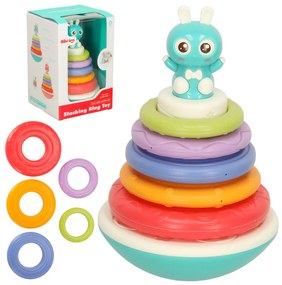 KIK Bibi-inn senzorická bublifuková hračka 0+ pre bábätká, modrá, 8 melódií, 2x AAA