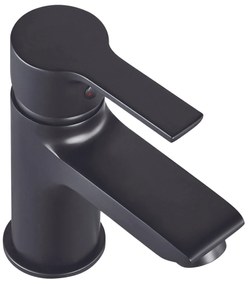 Invena Bralos, umývadlová batéria h-134, čierna matná, INV-BU-07-004-A