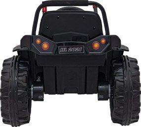 Ramiz Detský bager-traktor na batérie zelený + pohyblivé rameno s lyžicou + diaľkové ovládanie + pomalý štart + FM rádio + LED