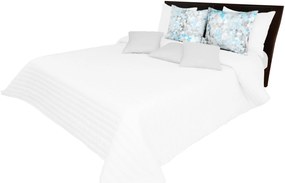 Dekorstudio Luxusný a moderný prehoz na posteľ NMG-06 biely Rozmer prehozu (šírka x dĺžka): 170x210cm