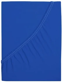 Jersey plachta do detskej postieľky EXCLUSIVE 60x120 cm kráľovsky modré