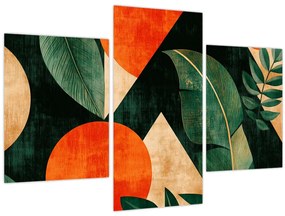 Obraz - Geometrické prírodné motívy II. (90x60 cm)