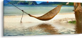 Obraz - Relax na pláži (120x50 cm)