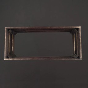 AMADEA Drevený obal s hrantíkom tmavý, 52x21,5x17cm, český výrobok