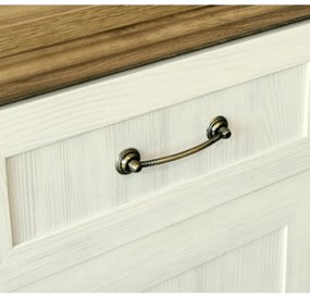 Tempo Kondela Komoda, 5 šuplíková, sosna nordická/dub divoký, ROYAL KS5