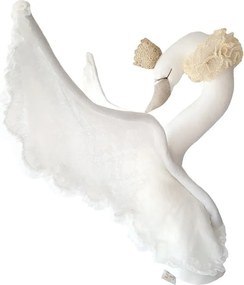 Dekorácia do detskej izby labuť – biela