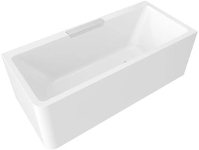 Polysan Polysan, CASCATA R MONOLITH obdĺžniková vaňa 180x80x60cm, kaskáda nerez, 73836MR.100