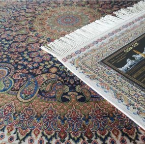 Koberec Exkluzívny Qum Silk 09 modrý