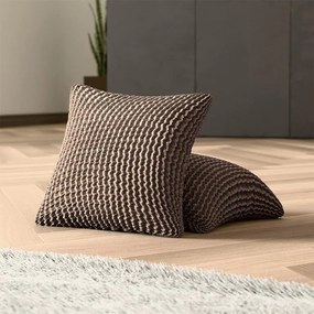 Bielastické poťahy COSTINA oriešková obliečky na vankúšiky 2 ks (40 x 40 cm)