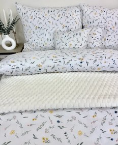 INTERMEDIC SK Mušelínová obliečka Lúka 140x200/70x90 cm – zapínanie na zips