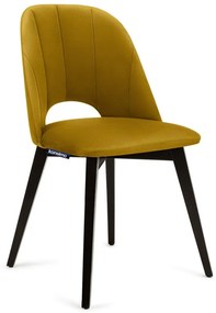 Konsimo Sp. z o.o. Sp. k. Jedálenská stolička BOVIO 86x48 cm žltá/buk KO0080