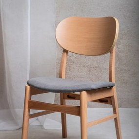 Jedálenská stolička NERGU prírodná 711886