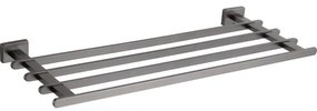 Mexen Arno, 4-ramenná polica na uterák, grafitová, 7020720-66