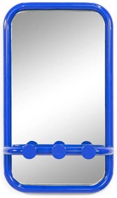 Modrý kovový vešiakový panel Retro – Spinder Design