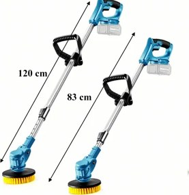 Akumulátorová čistiaca kefa na podlahy - REAL GARDEN - RC-K-2313