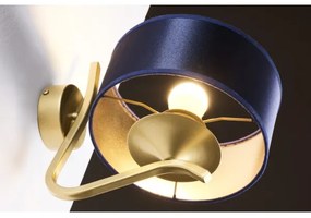 Jupiter 2115 - Nástenné svietidlo KASZMIR 1xE27/15W/230V modré/zlaté