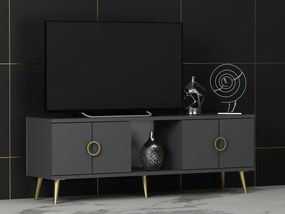 TV stolík/skrinka Tesobu (antracit) . Vlastná spoľahlivá doprava až k Vám domov. 1095206