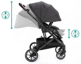Kočík Zopa Quest Tornado Grey/Silver AKCIA