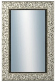 DANTIK - Zrkadlo v rámu, rozmer s rámom 40x60 cm z lišty PRAHA strieborná (2751)
