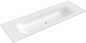 Mexen Vela, umývadlo na zapustenie 141 x 46,5 cm, biela lesklá, 25231400