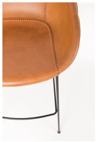 Sada 2 hnedých barových stoličiek Zuiver Feston, výška sedu 65 cm