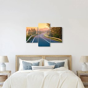 Obraz - Cesta pri východe slnka (90x60 cm)