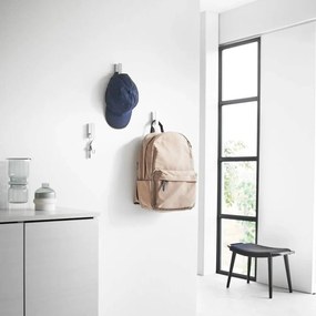 Biele nástenné kovové háčiky v súprave 3 ks Tower – YAMAZAKI