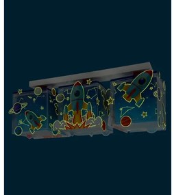 Dalber 63353 - Detské stropné svietidlo ROCKET 3xE27/15W/230V