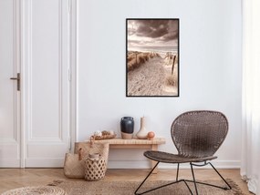 Artgeist Plagát - Distant Dune [Poster] Veľkosť: 40x60, Verzia: Zlatý rám s passe-partout