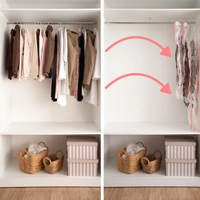 Vákuové vrecia v súprave 4 ks Hanging Vacuum M/L – Compactor