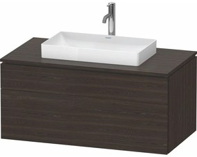 DURAVIT L-Cube závesná skrinka pod umývadlo na dosku, 2 zásuvky, 1020 x 550 x 482 mm, orech kartáčovaný, LC4881069690000