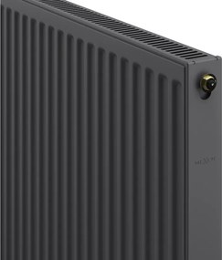 Mexen, Panelový radiátor Mexen CV11 600 x 2800 mm, spodné pripojenie, 2613 W, antracit - W611-060-280-66