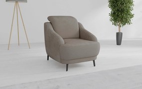 XXXLutz KRESLO, textil, farba lieskového orecha Sit & More - Online Only obývacie izby - 000144024188