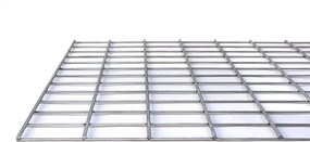 Kovové regály RIVET PRO 252x90x60 oceľová mriežka 5 úrovní pozinkovaná