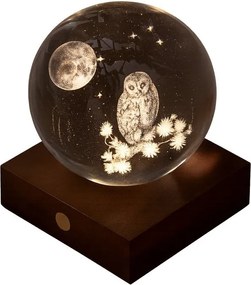 Prenosná svetelná dekorácia na USB ø 8 cm Amber – Gingko