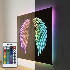 SENTOP | LED drevený obraz – Anjelske krídla | Podsvietená nástenná dekorácia od | SENTOP LED0501