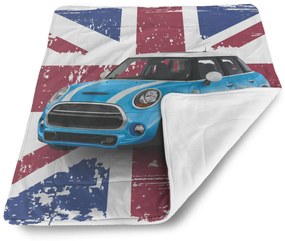 Sablio Deka pre bábätko Mini sedan Britská vlajka - 80x100 cm