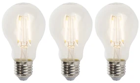 Sada 3 stmievateľných LED žiaroviek E27 A60 5W 470lm 2700K
