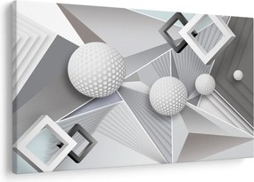 Geometrický abstraktný obraz (90x60 cm)