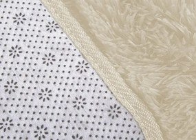 Protišmykový koberec SHAGGY béžový