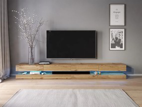 TV stolík Fly s LED osvetlením 280 cm dub votan