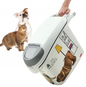 Kontajner a úložný box na granule pre psov, 15 l/6 kg DOG