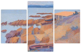 Obraz - Henri Edmond Cross, Calanque des Antibois, reprodukcia (90x60 cm)