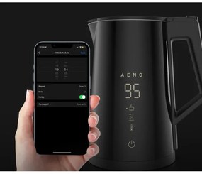 AENO - Inteligentná rýchlovarná kanvica s LED displejom 1,7 l 2200W/230V čierna
