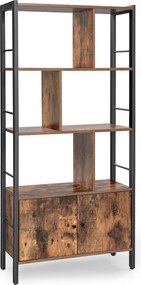 XXXLutz REGÁL NA ŠANÓNY, hnedá, čierna, 74/154,5/30 cm Boxxx - Online Only kancelárie - 002543000111