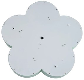 Detské stropné svietidlo zelené s bielou farbou - Lucille